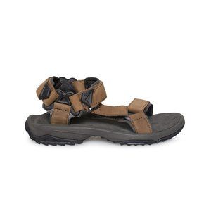 Teva Mens Terra FI Lite Leather Sandals (Total Eclipse